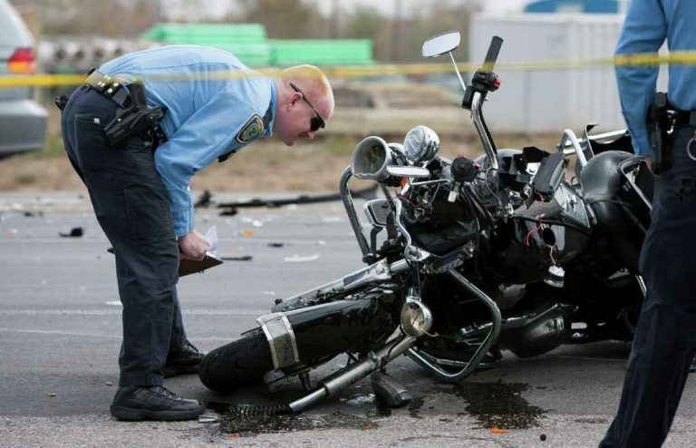 How Many Motorcycles Police Get In Accidents Escort Funerals?