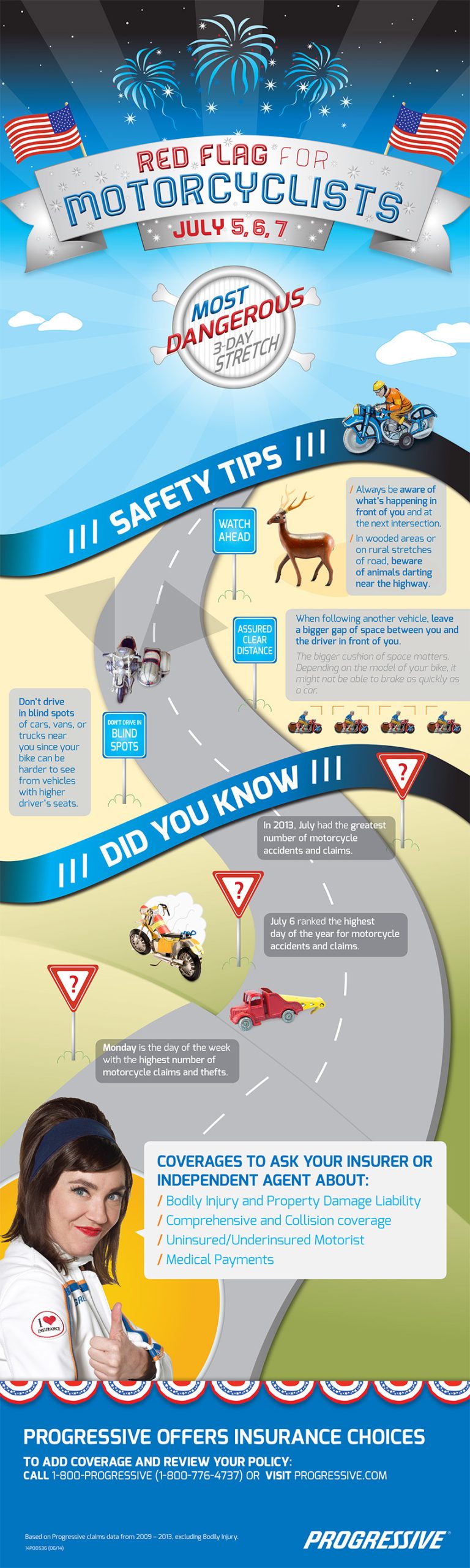 How Long Does Motorcycle Accident Stay On Progressive Insurance?