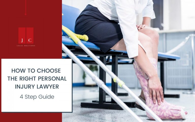 Choosing The Right Personal Injury Lawyer: A Step-by-Step Guide