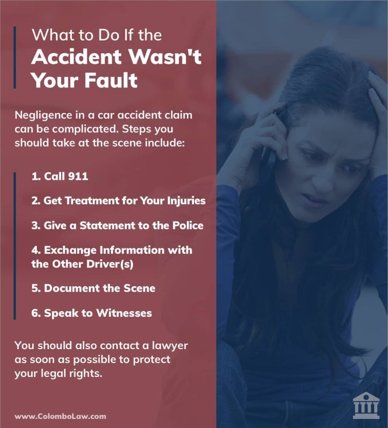 What To Do After A Car Accident Not Your Fault?