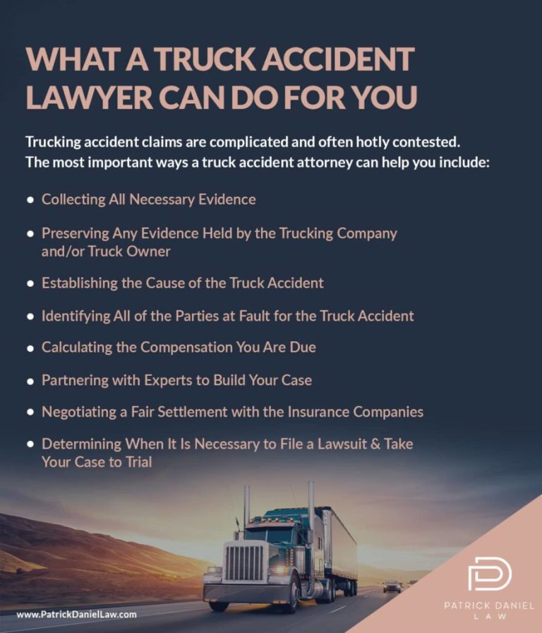 What Does A Truck Accident Lawyer Do?