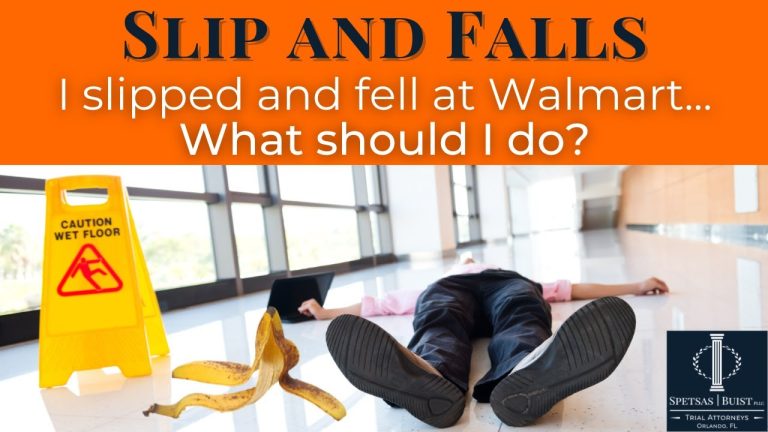 What To Do If You Slip And Fall In Walmart?