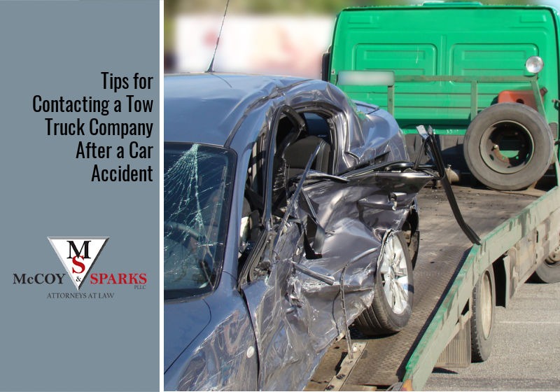 mc tips for contacting a tow truck company after a car accident