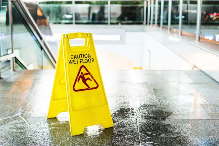 Does A Wet Floor Sign Negate Slip And Fall Liability?