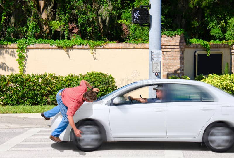 texting driving accident hitting pedestrian 26986606